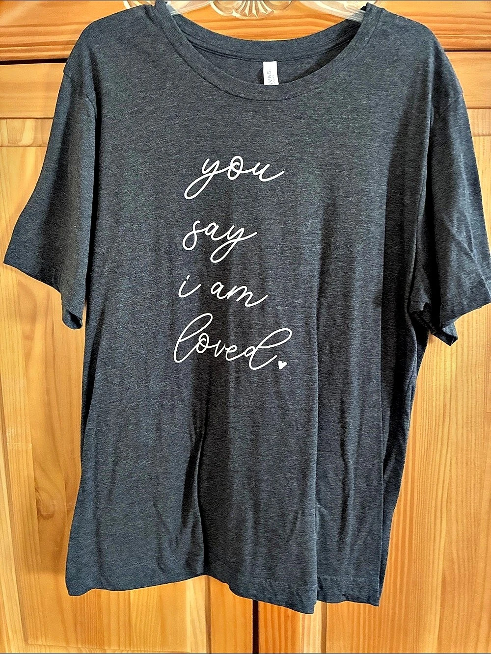 Bella + Canvas Graphic Short Sleeve Tee in Gray